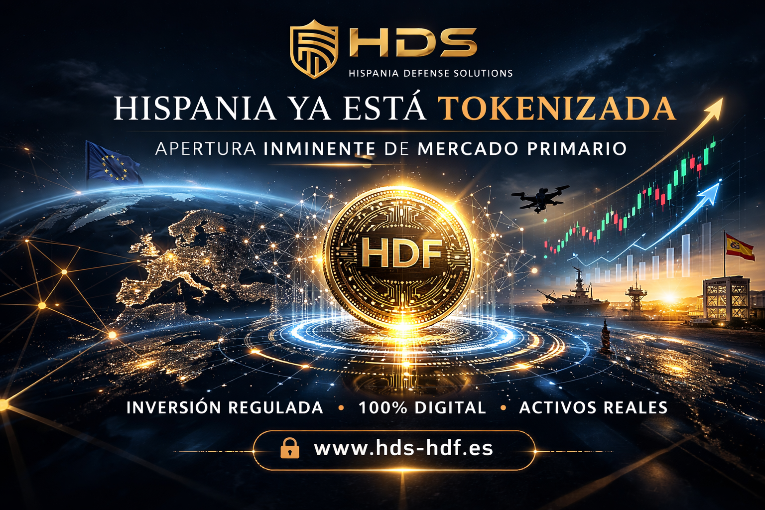 HDS culmina tokenización y anuncia apertura mercado primario